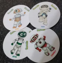 Comprar Lote 4 Tazos Robots Bots Galletitas Formis 2012 + Stickers