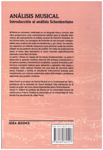 Análisis Musical: Introducción Al Analisis Schenkeriano.