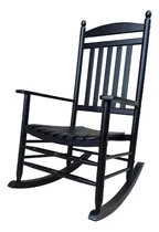 Comprar Rocker Rocker-a040bk Rocker De Porche De Madera Negra\\\u002Fmeced