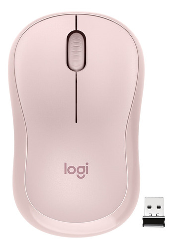 Mouse Inalámbrico Silencioso Rosa Logitech M220