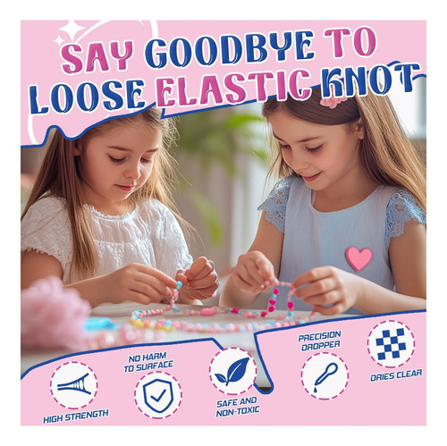 Glue De Joyería Para Cuerda Elástica, Cuerda De Brazalete De