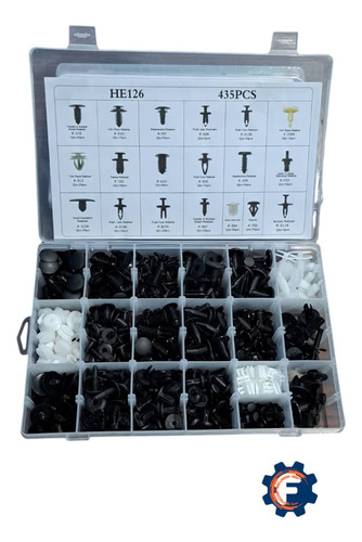 Caja De Grapas Para Tapiceria Automotriz 435 Piezas