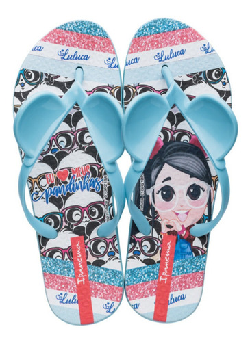 Ipanema Luluca Loves Panda 26642 - Chinelo Infantil Menina