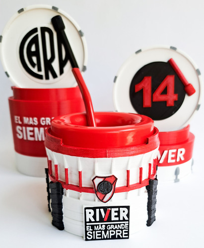 Set De Mate River Plate - Impresión 3d