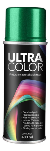 Ultracolor Pintura En Aerosol Verde Metálico 400ml
