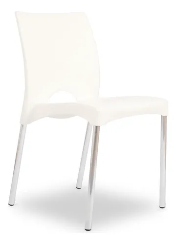 Silla de comedor Garden Life Boston color blanco