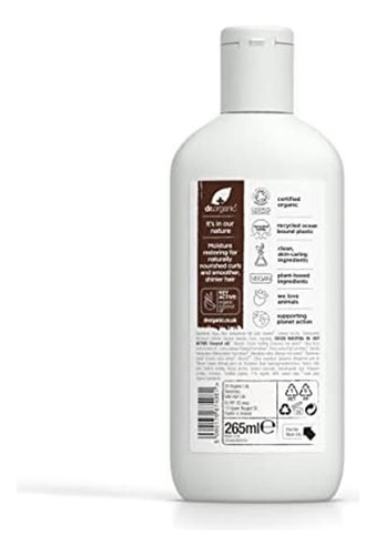Condicionador De Óleo De Coco Orgânico Virgem Orgânico Docto