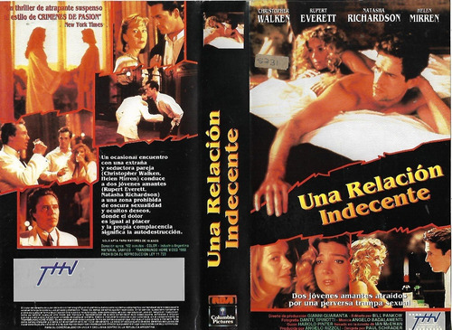 Una Relacion Indecente Vhs Christopher Walken Venecia