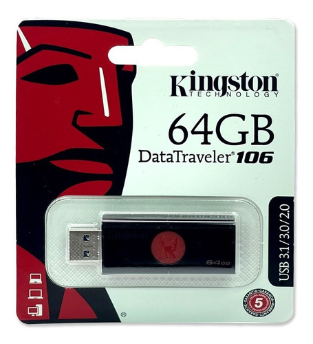 Pendrive Kingston 64gb Usb 3.1