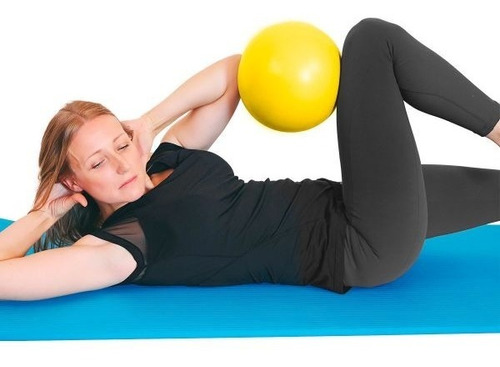 Imagem 1 de 2 de Bola Para Pilates E Exercícios Yellow Ball