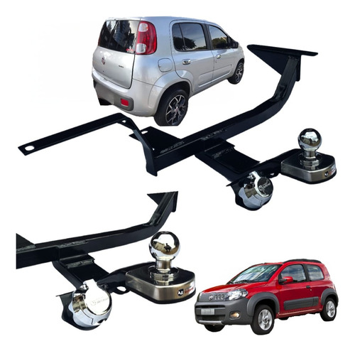 Engate Rabicho P/ 500kg Novo Fiat Uno 2011 Até 2020 2021