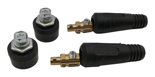 Enchufe Macho Dkj10-25 De 4 Piezas Y Conector Dkz10-25 Para