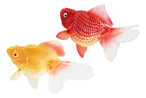 Artesanía Artificial De 2 Modelos De Peces Pequeños Con Form