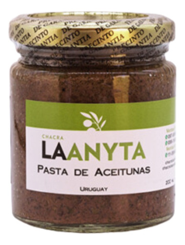 Pasta De Aceitunas Negras La Anyta 200grs - Tresdeseosuy