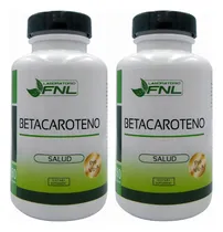 Comprar Betacaroteno 2 Frascos 120 Capsulas 250mg. Piel Vision Sabor Natural \u002F 2 Frascos \u002F 2x60 Capsulas