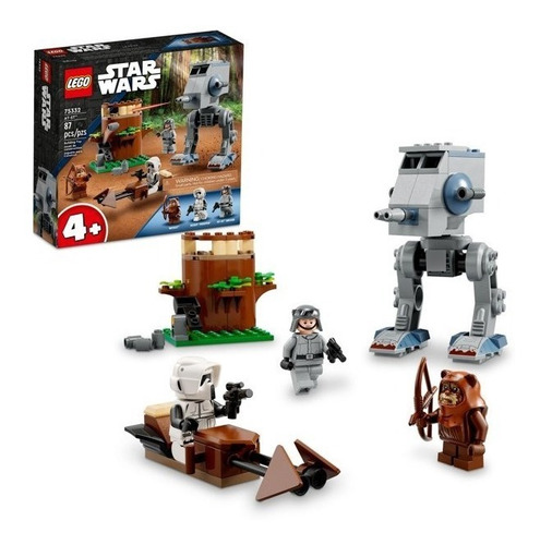 Lego Star Wars At-st 75332  Wicket The Ewok Y Scout Trooper