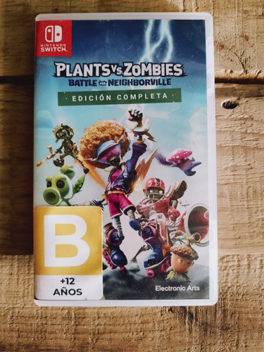 Juego Plantas Vs Zombies Nintendo Switch 