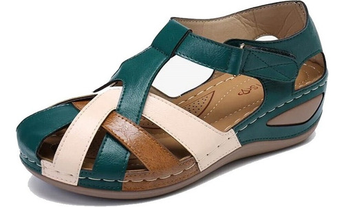 Sandalias Para Señoras Roman Zapatos Cross Hebilla 2022