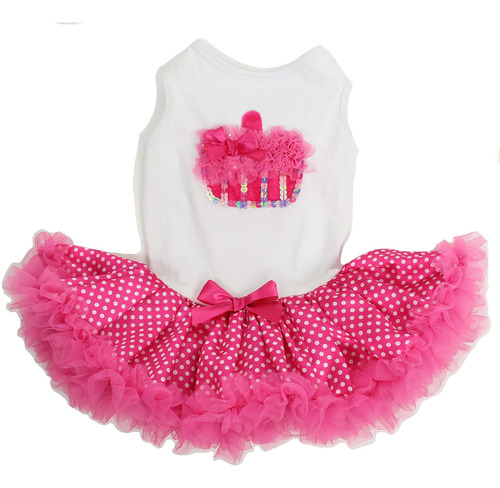 Pawpatu Pawpatu Vestido De Cumpleaños Con Volantes Para Cupc