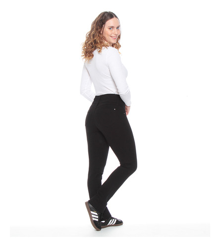 Ponte Recto Wados Con Pretina Ancha Dos Botones