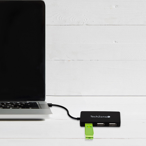 Hub 4 Puertos Usb2.0 Alta Velocidad Carga Y Transfiere Datos