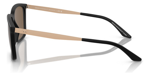 Gafas de sol negras Armani Exchange 4138s 807873 para hombre
