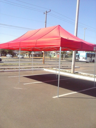 Tenda Sanfon. 6x3 Cobertura Pvc Emborrachada Cores Variadas