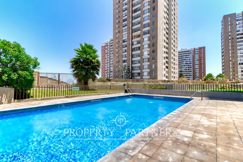 Hermoso Departamento Con Vista Al Mar En Cerro Par...
