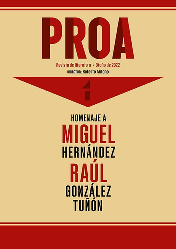 Proa. Revista De Literatura. 1 - Varios Autores  - * 