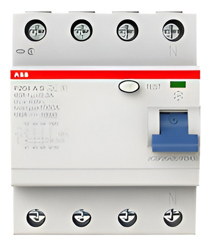 Interruptor Diferencial F204  4p 40a 30ma  Abb