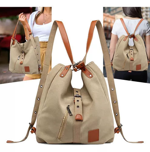 Bolso Mano Tote Bolsa Mochila Mujer Gran Capacidad