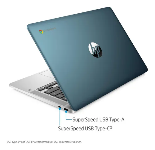 Laptop Hp Chromebook Fhd De 14 Pulgadas, Intel Celeron N4000