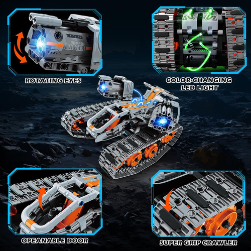 Building Toy Insoon 5 Em 1 Com Luz Led, Aplicativo E Control