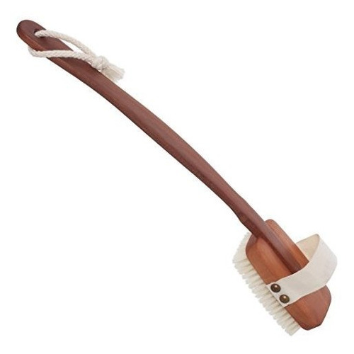 Cepillo De Baño De Cerda De Cerdo Natural Redecker Con Mang