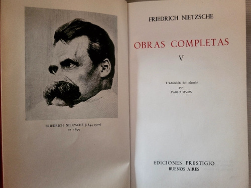 Obras Completas V Inocencia Del Devenir Nietzsche Prestigio