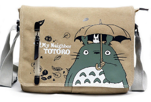 Bolso Lona De Algodón Puro Del Nuevo Vecino Del Anime Totoro