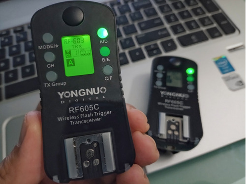 Radio Para Flash Disparador Yongnuo Rf605c  Dslr Sony Canon