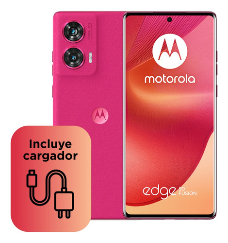 Motorola Edge 50 Fusion 256 Gb + 8 Gb Con Audifonos Rosa