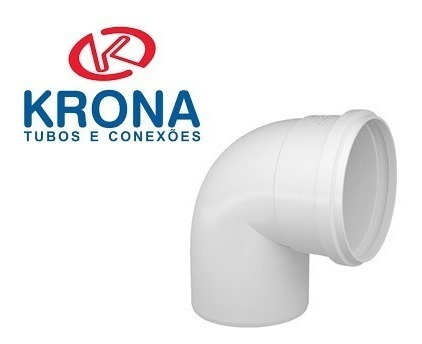 Pack 5 Codos De Pvc 50mm M-h 90 Grados 1.8mm Grosor Krona