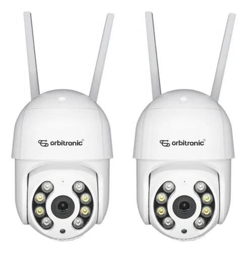 comprar Kit 2 Câmera De Segurança Orbitronic ORB776 Com Resolução 1080p Branco