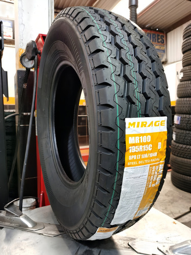 Kit de 2 Llantas 195r15 Mirage Mr100 8C 106/104R