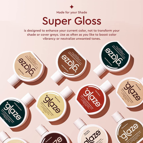 Glaze Super Color Conditioning Gloss 6.4fl.oz (2-3 Tratamien