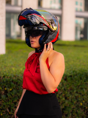 Hax Helmets. Casco Moto Abatible Dot + Ece 06. Amatista Wind