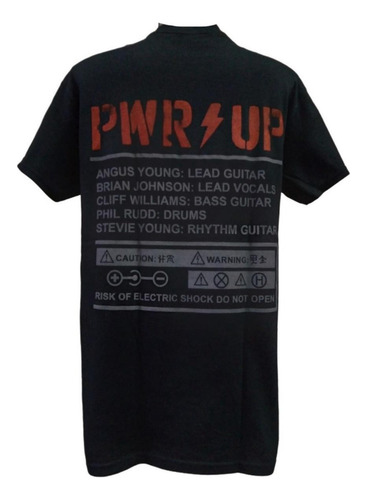 Playera Ac Dc - Power Up ( Pwr Up )
