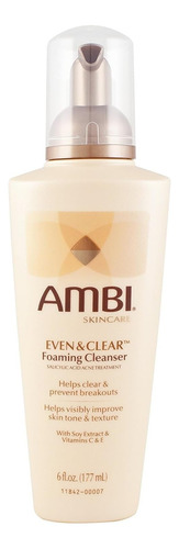 Ambi Even & Clear Limpiador Espumoso Bomba De 6 Onzas (6.0 F