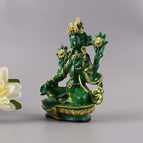 Estatua De Tara Verde Tibetana Diosa Tíbet Budismo Tara Bud