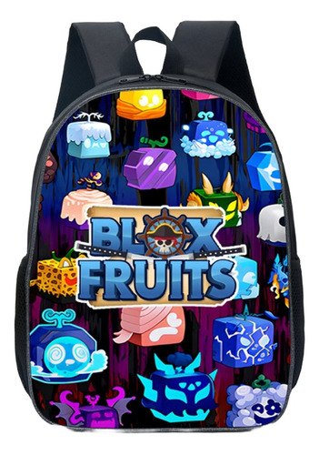 Mochila Blox Fruits Roblox Niño Impresión Digital 3d 20 L