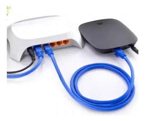 Cabo De Rede 3 Metros Patch Cord 3m Utp Cat5e Rj45