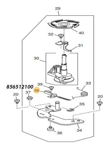 Sensor Do Enchedor De Bobina  - 856512100