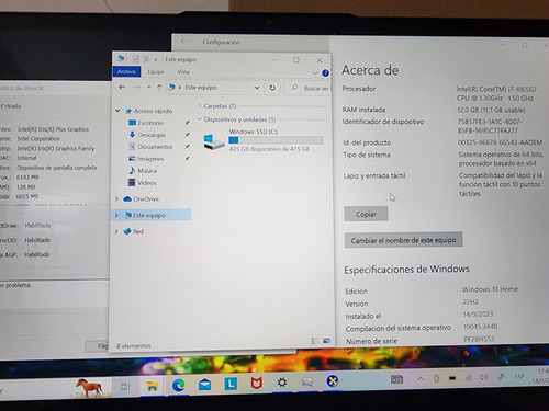 Imagen 8 de 10 de Notebook Lenovo Yoga C940 I7 12gb Ram 512gb Ssd + Cargador